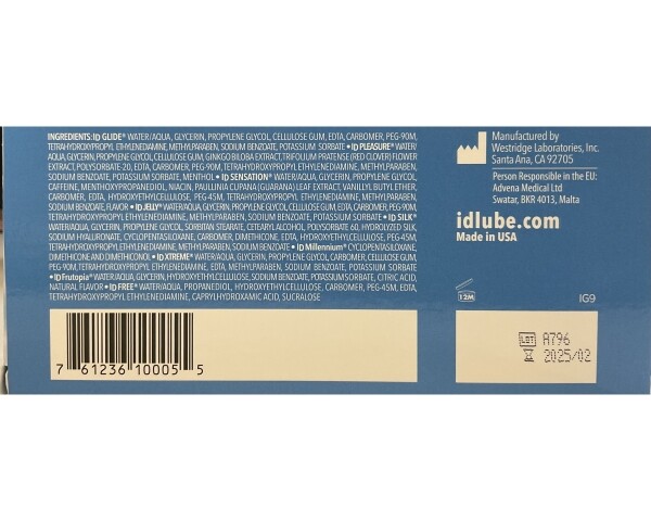 ID Premium Lube - 5 pack Sampler Tubes - 12 ml each