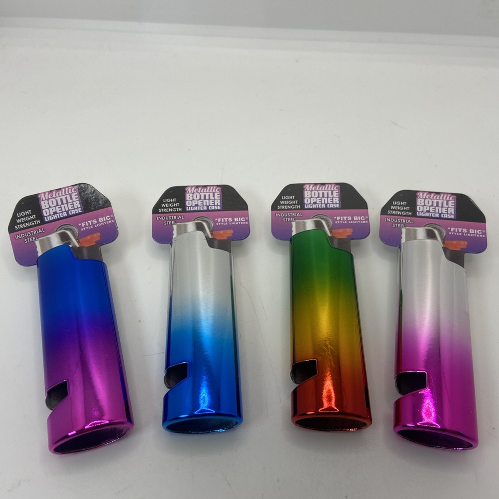Smokezilla Metallic Bottle Opener  Lighter Case