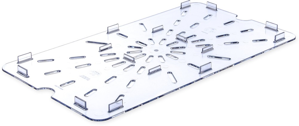 1021507 StorPlus Full Size Polycarbonate Drain Shelf Clear