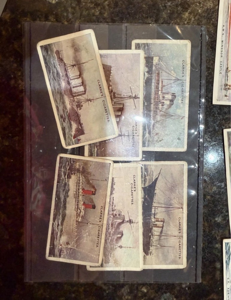 Vintage Ship Card Lot