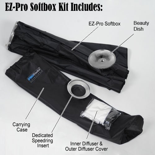 Fotodiox EZ-Pro 48in Quick Collapse Softbox Compatible with Select Speedotron