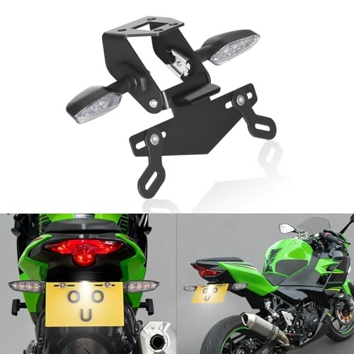 Ninja 500 Fender Eliminator License Plate Bracket Compatible With NINJA clear