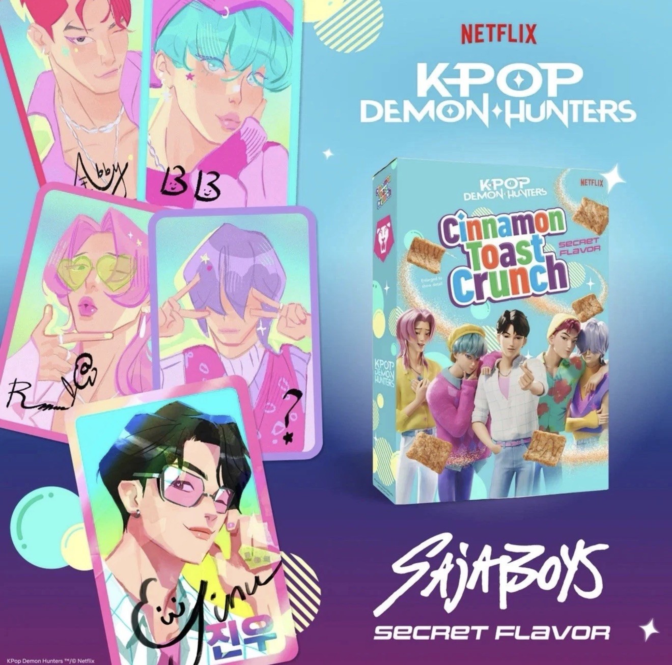 Cinnamon Toast Crunch x KPop Demon Hunters Box Set (2 Boxes) In-Hand Ships ASAP