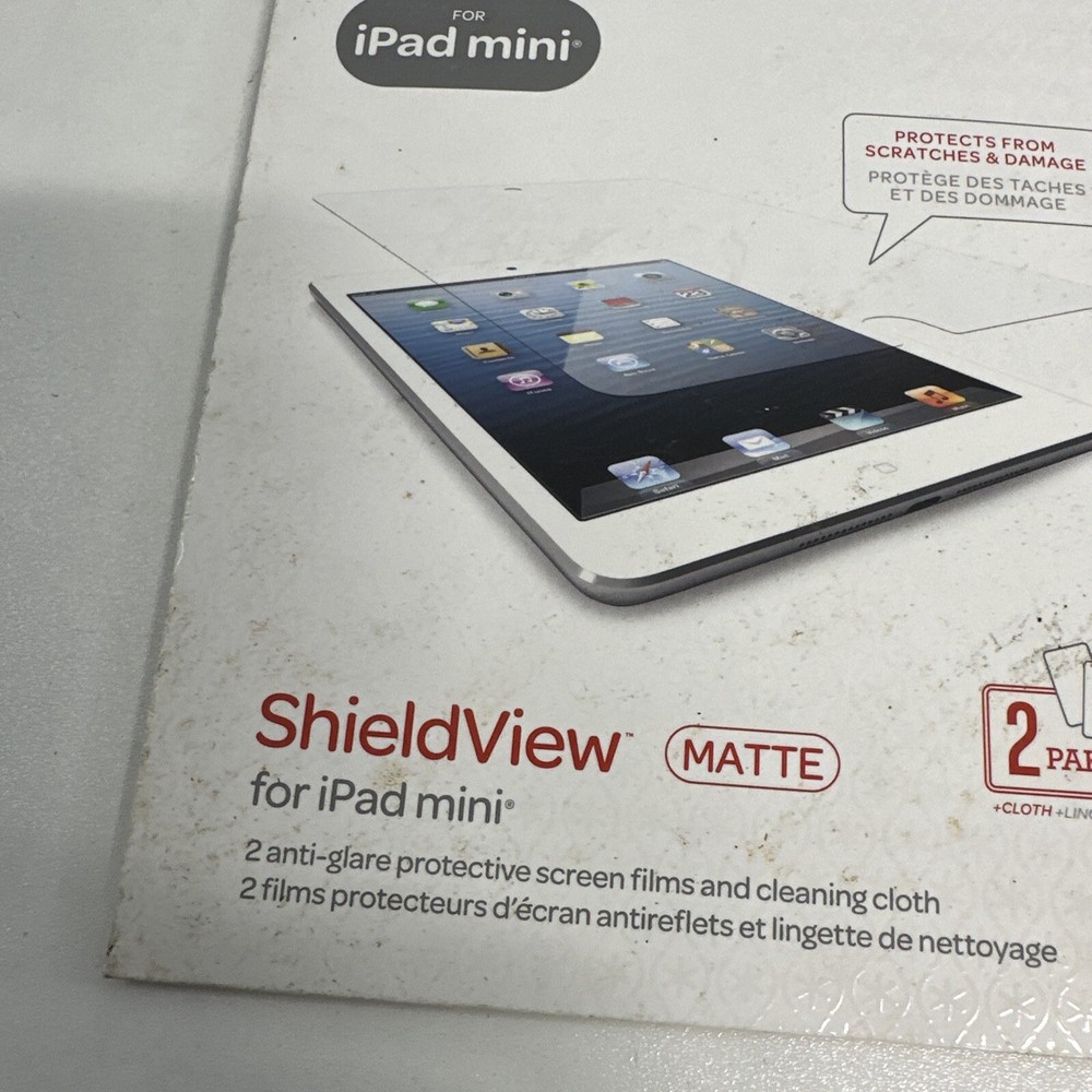 Speck Shieldview Matte 2-PACK for iPad Mini NEW/SEALED Package