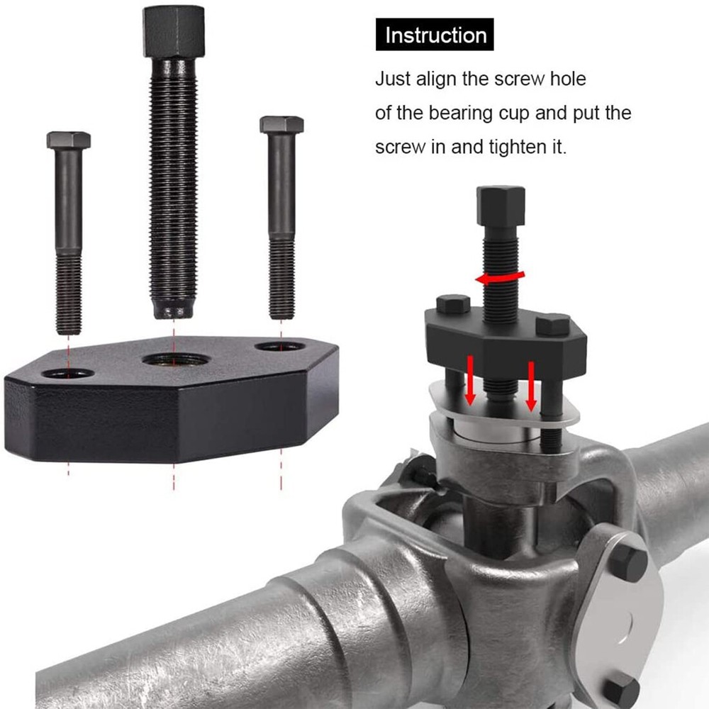 10102 Universal U Joint Puller Removal + 5192 Bearing Cup Installer Tool Set