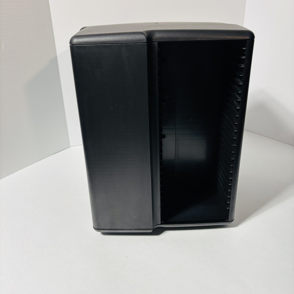 Laserline 100 CD Rotary Carousel Storage Holder Rack Spinning Tower Case