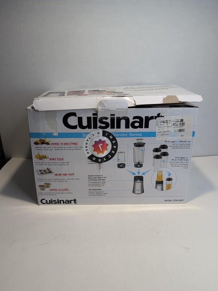 Cuisinart SmartPower 15-Piece Compact Blending + Chopping Food Processor System