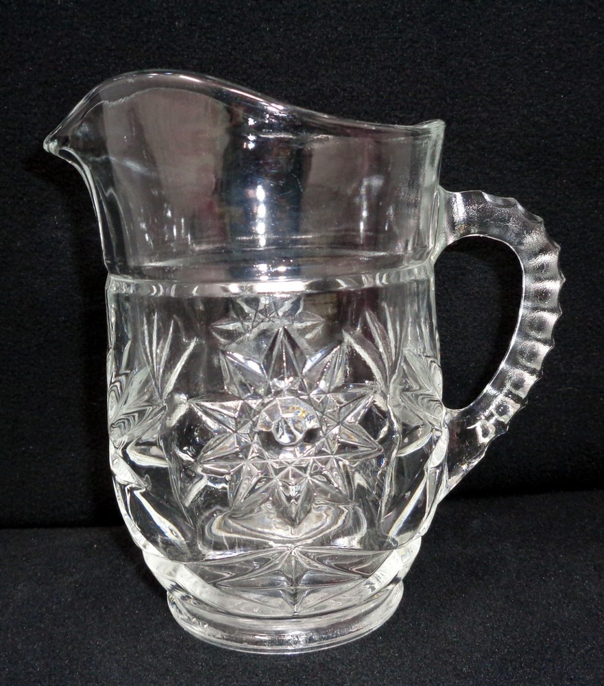 Cut Glass 6" Water Pitcher