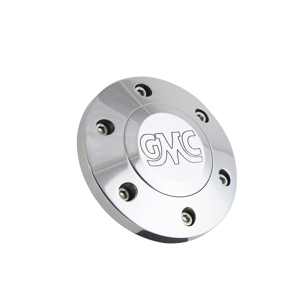 GMC Retro Engraved 6-Hole Horn Button Polished