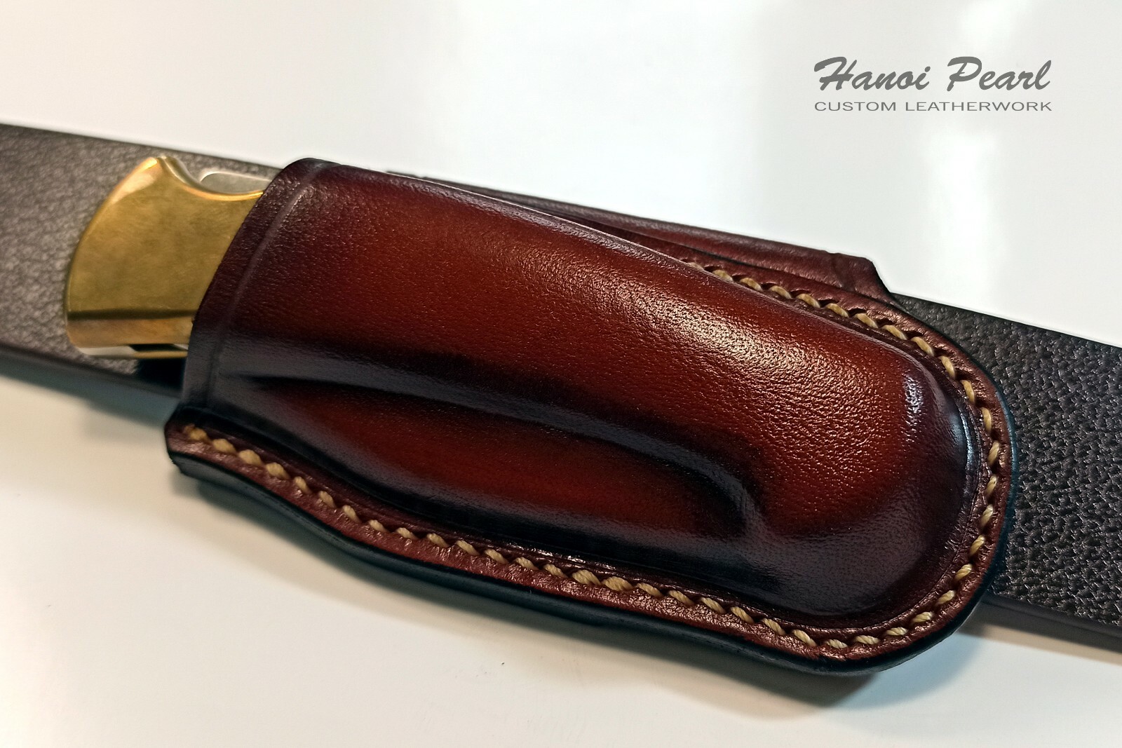 Buck 112 Ranger Sheath | Custom Cross Draw Scout Carry Leather Sheath