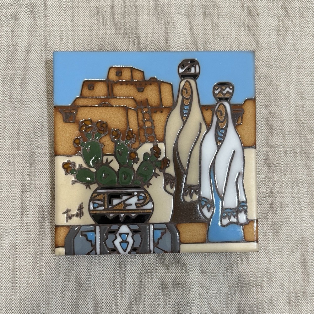 Earthtones ceramic Trivet