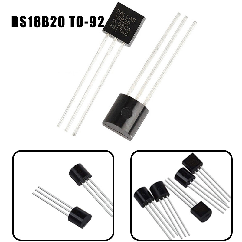 DS18B20 TO-92 Temperature Sensor Programmable Digital Thermostats Acquisition