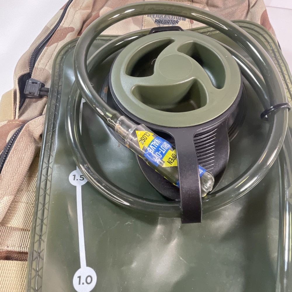 Hydrastorm Predator Tactical Carrier Backpack Desert Camo - With Hydration Pack