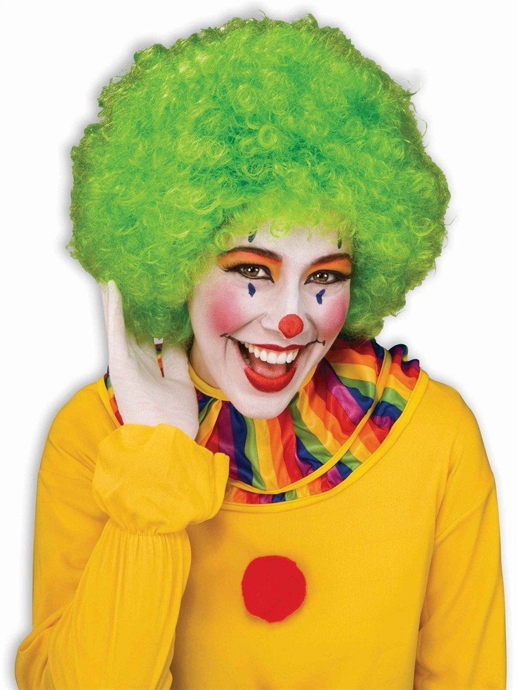 Rubie's - Green Afro Wig
