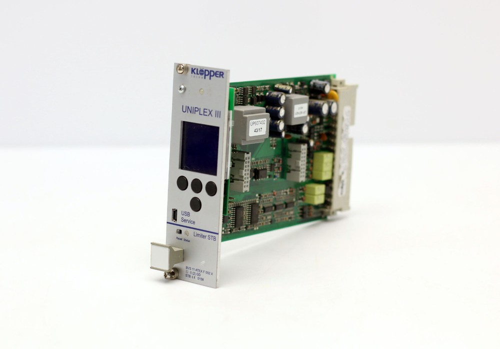 Klöpper Therm Uniplex III control for heating systems limiter STB vers. 1.2