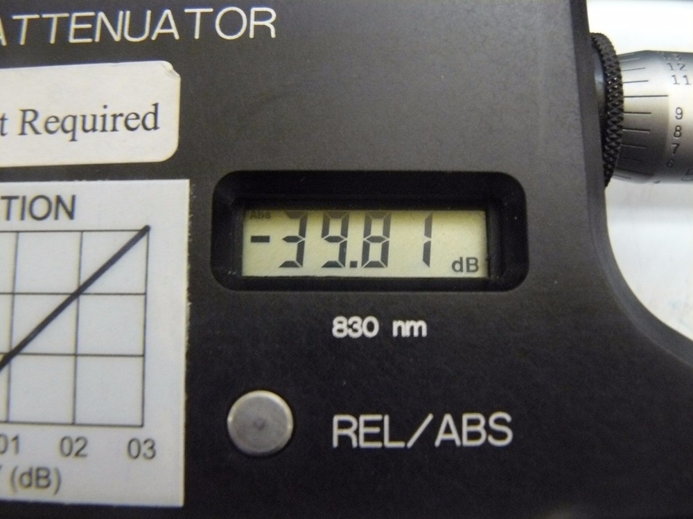 JDS UNIPHASE VA6B PRECISION VARIABLE ATTENUATOR VA6B79+1KFP0