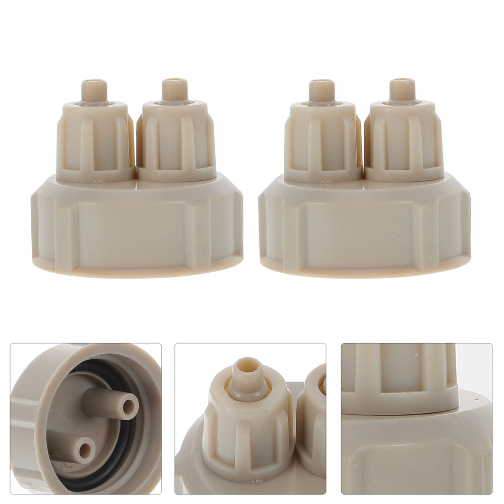 6PCS CO2 Diffuser Caps Reactor Bottle Caps Aquarium Plants System Accessories