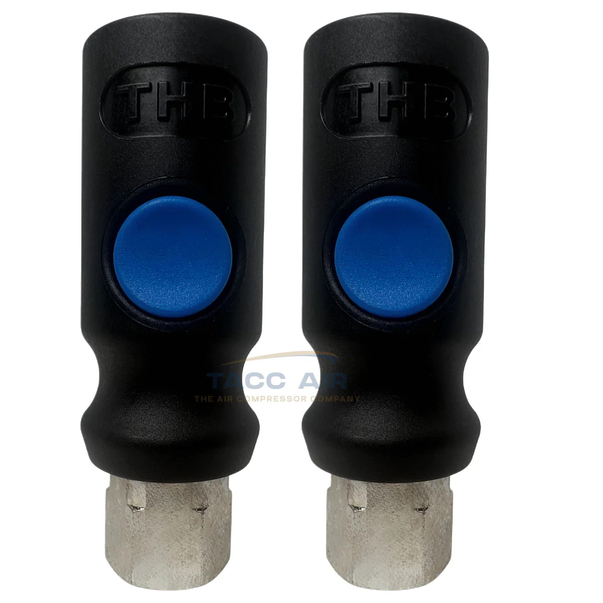 2 PC Push Button Safety Quick Connect Air Coupler 1/4" Female Industrial & ARO