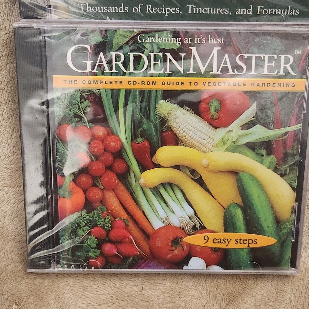 HERB MASTER & GARDEN MASTER Complete Herbal Reference Library (CD-ROM 2003)