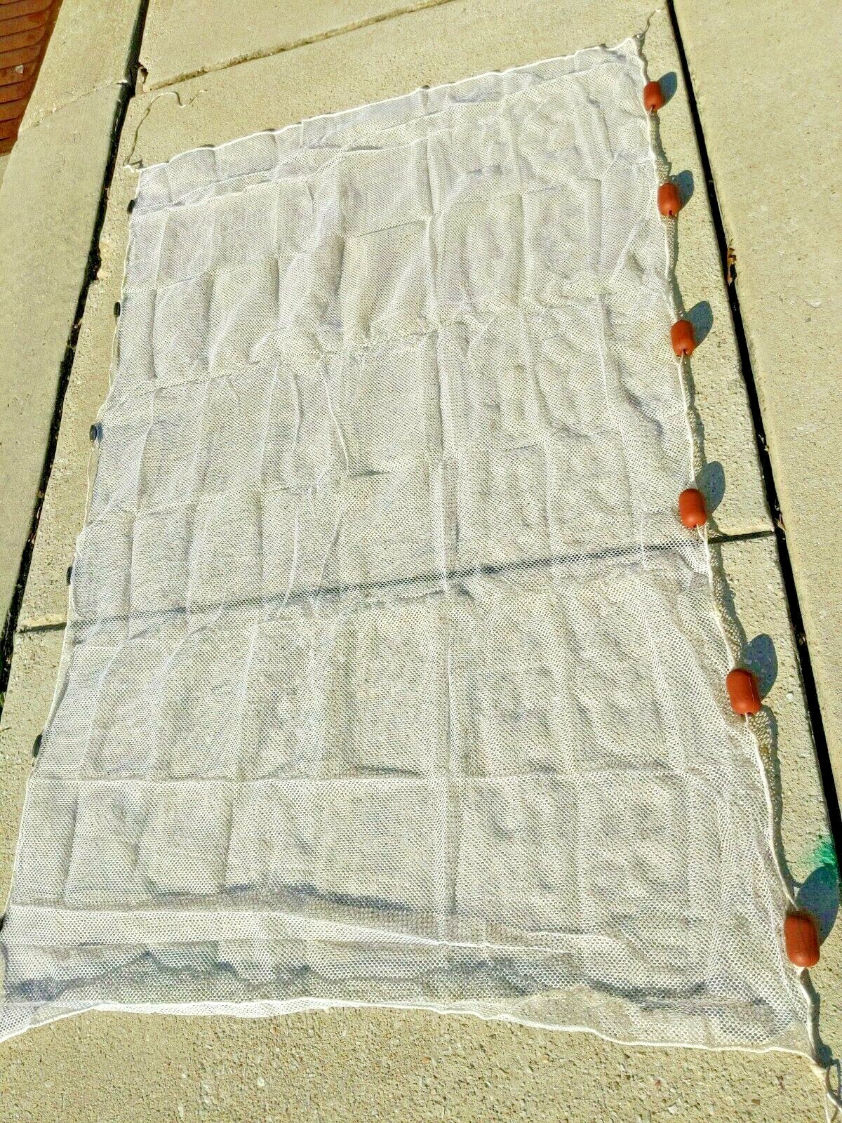 New Minnow Seine, 4' x 6' Seine Net 1/8" Mesh