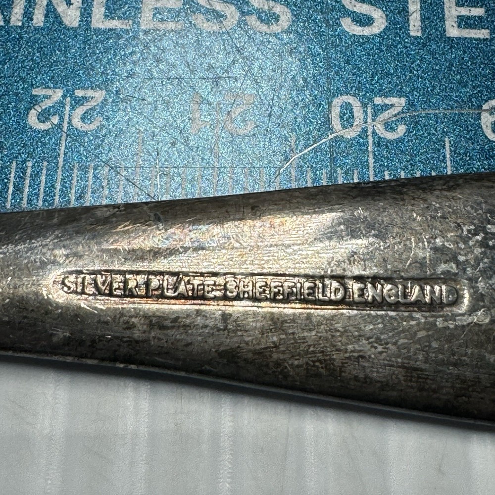 Salad Server Set Silver Plated Sheffield England, SSD16 Pattern