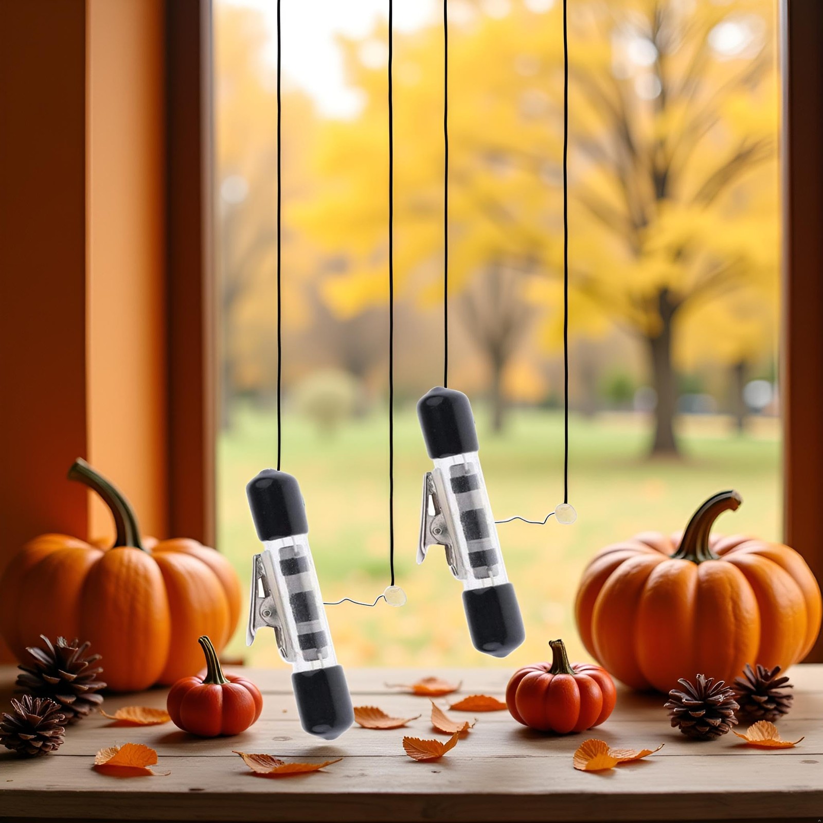 2Pcs Invisible Thread Retractor 120cm Mini ITR Reel Magic Tricks Floating Prop K