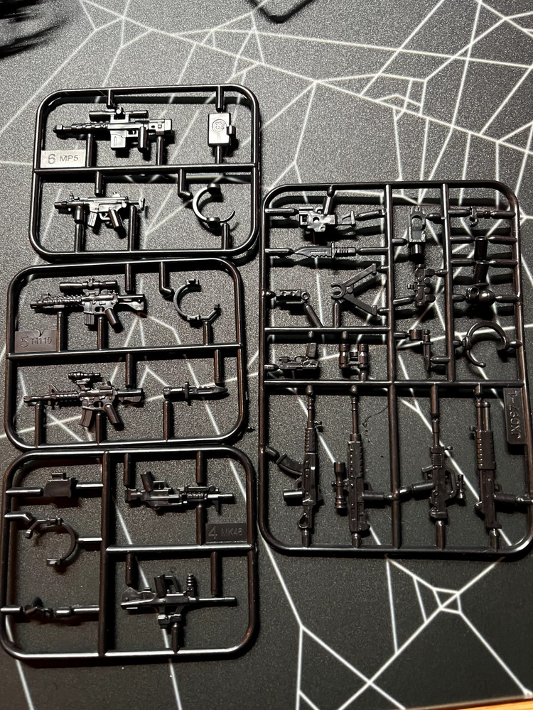 lego compatible mini figure multi weapon lot