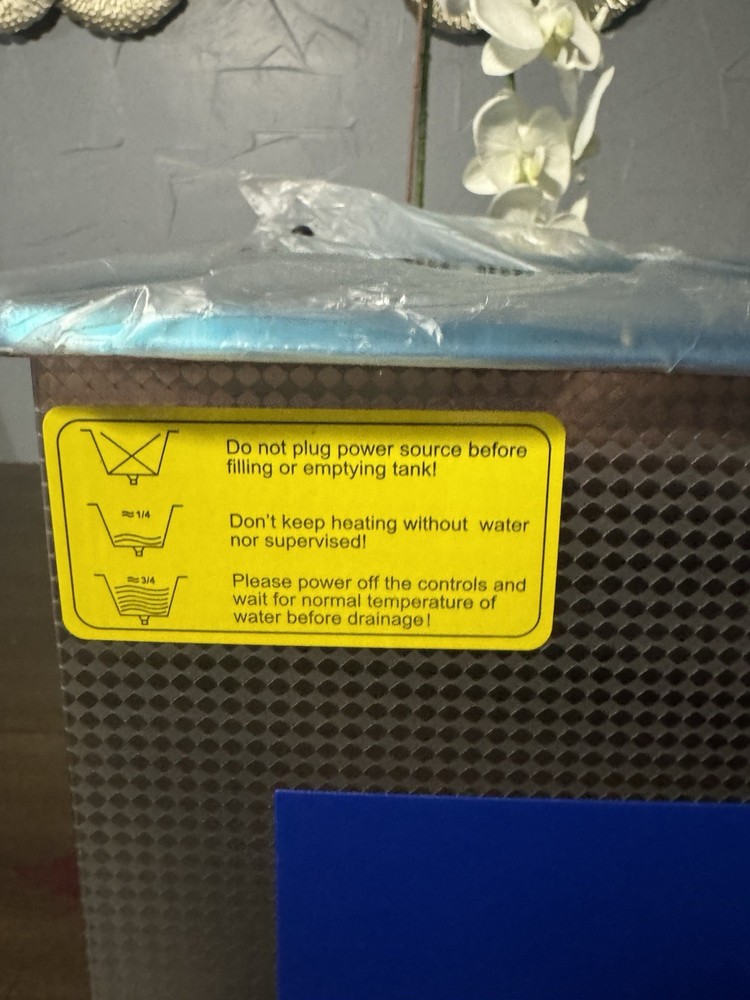 DK SONIC Ultrasonic Cleaner, DK1000E Open Box