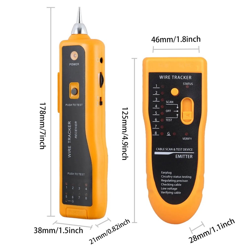 Multifunction Cable Locator Network Cable Tester Cable Tracer Cable Locator