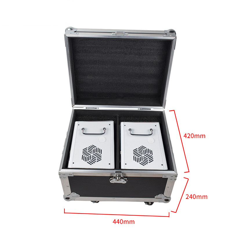 2PCS 750W Cold Spark Firework Machine DJ Event Party Machine with Flight Case