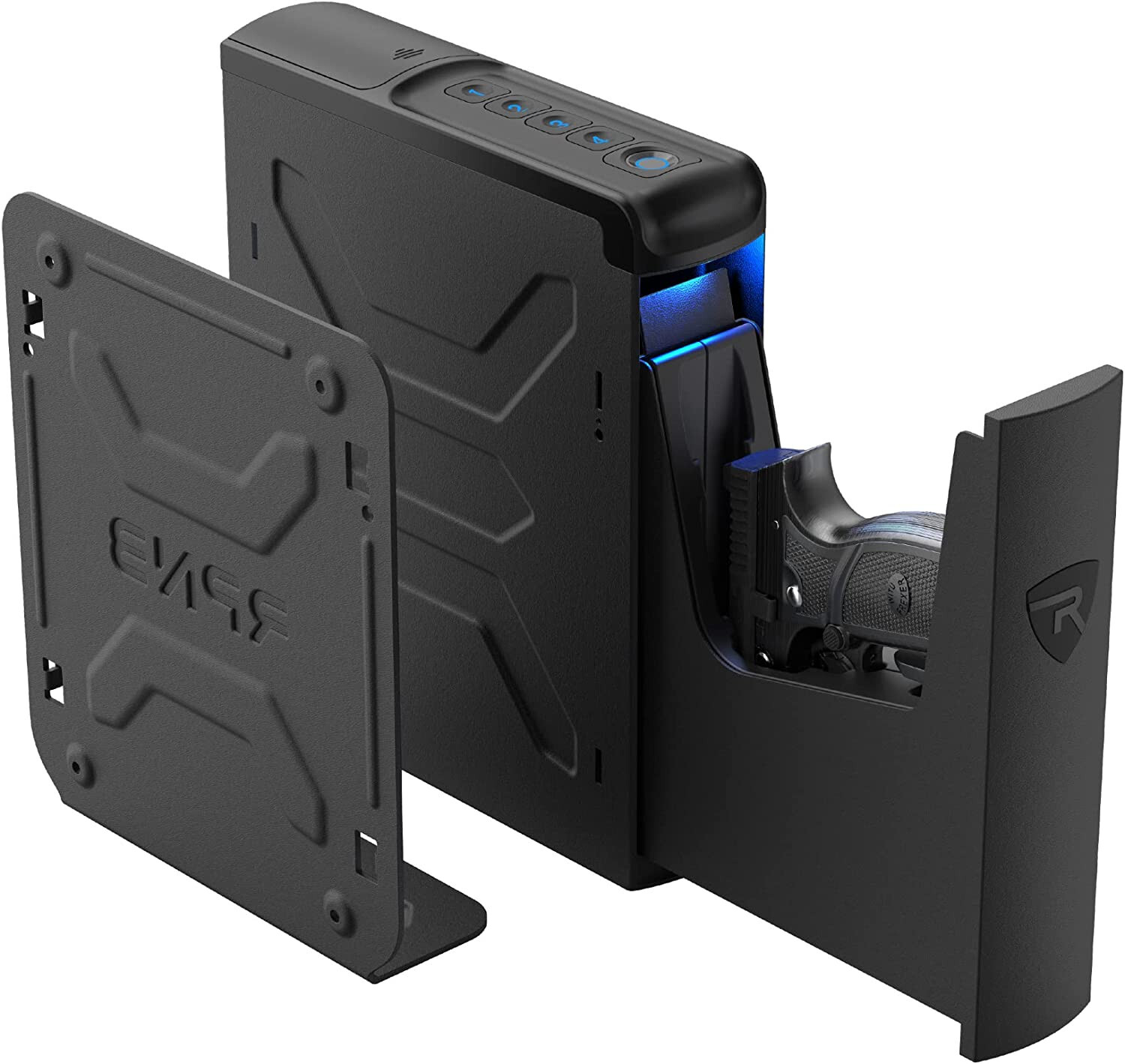 RPNB Biometric Gun Safe for Nightstand Desk Bed Side , Open Box