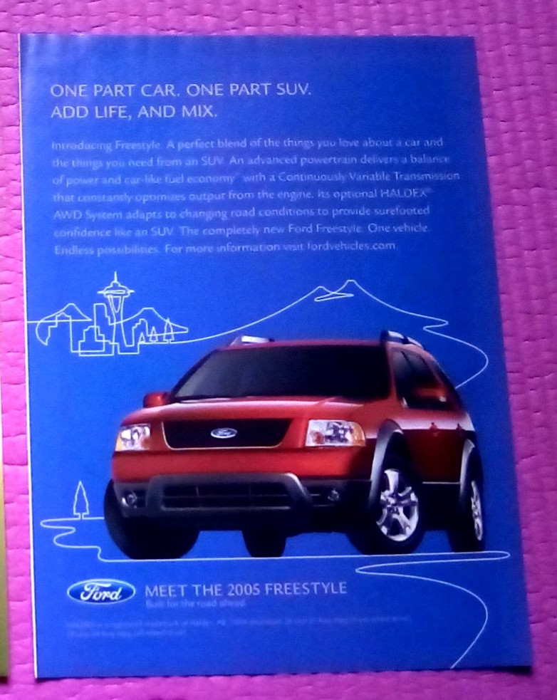 2005 Ford Freestyle Print Ad