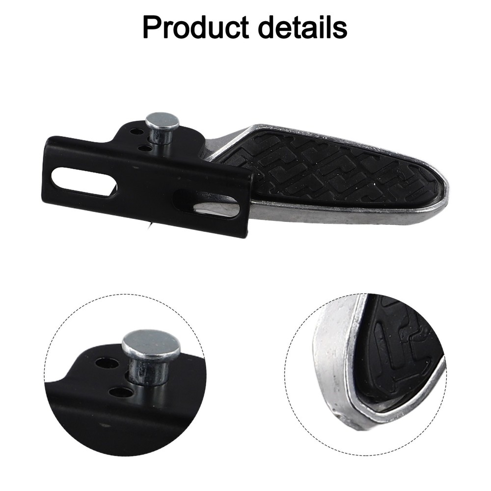 Scooter Front Footrests with Practical Foldable Design Easy Storage Use