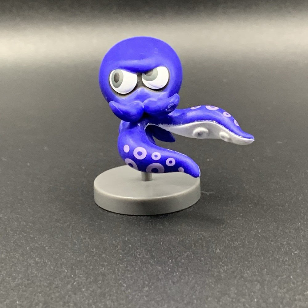 Nintendo Amiibo Splatoon 3 mini Figures Octopus Blue Japan Choco egg e54