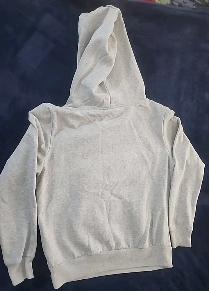 One Direction 1D Pullover Hoodie Sweatshirt Grey Junior Small Graphic (PT2)