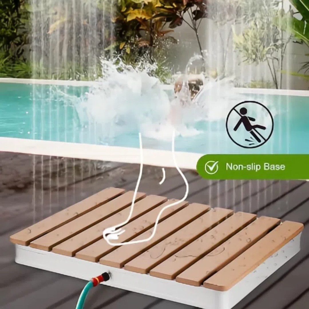 Outdoor shower pool garden shower with casters portable camping shower outdoor