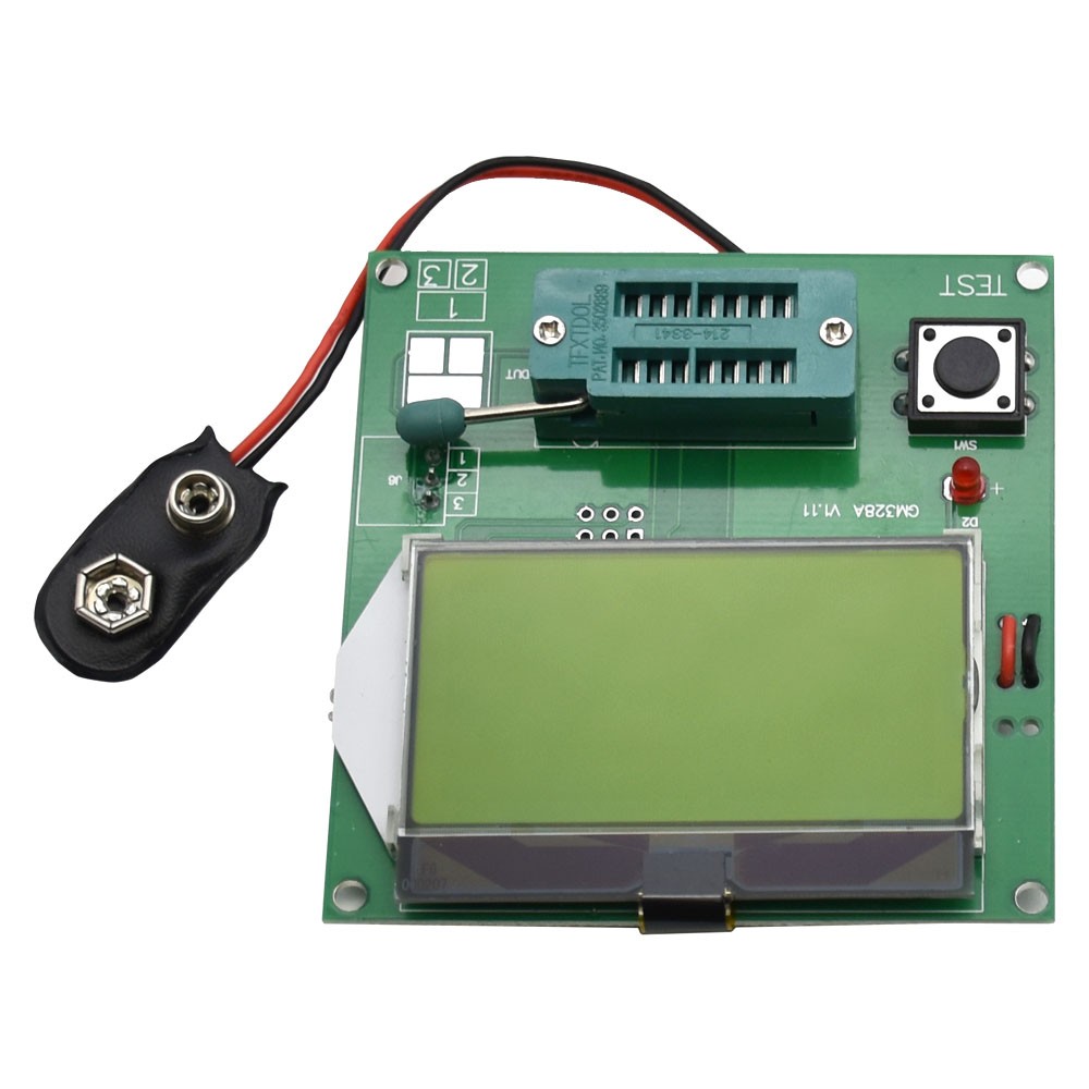 LCD GM328A Transistor Tester Capacitor Frequency Meter Wave Signal Generator