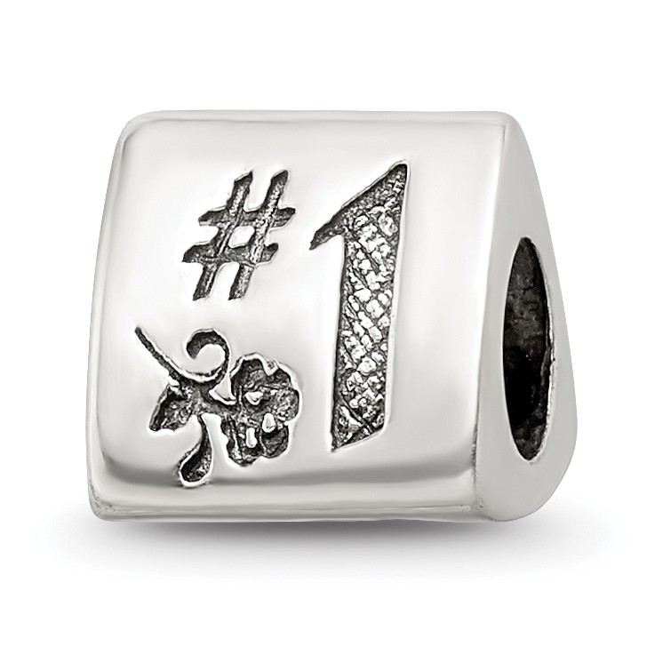 Silver Reflections Mom Trilogy Bead QRS1636