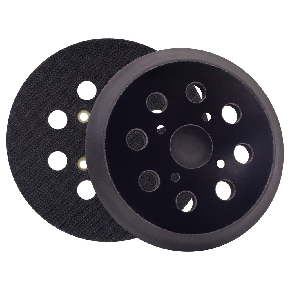 5-Inch Sander Replacement Pad, Universal Hook and Loop Orbital Black