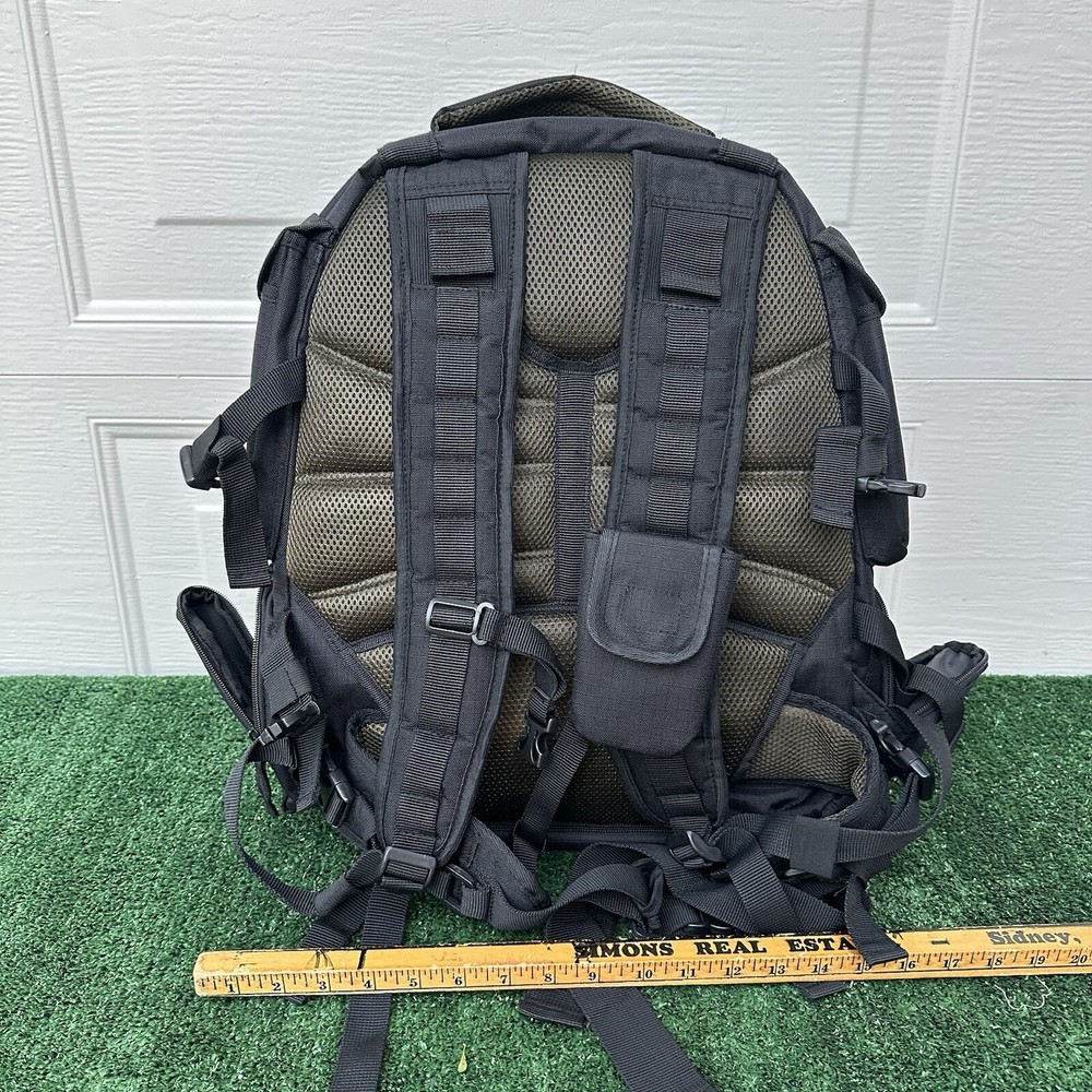 1776 SECOND AMENDMENT RANGEPACK Heavy Duty Black Tactical Backpack Outdoor Bag