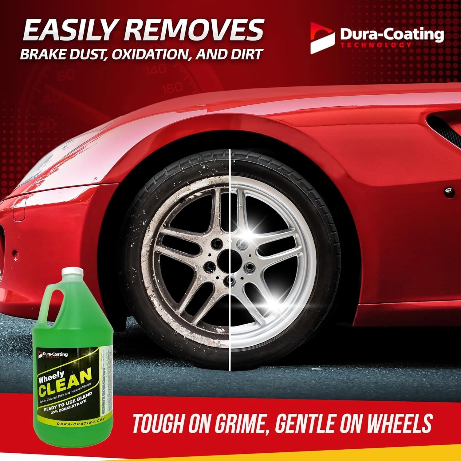DURA-COATING TECHNOLOGY Wheely Clean Professional Wheel Cleaner Highly Effective