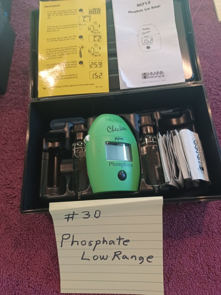 Hannah low range salt water test kit.