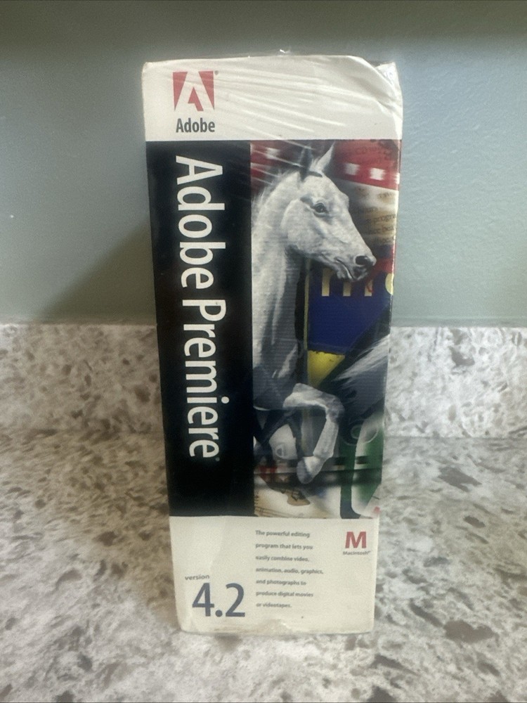 Adobe Premiere Version4.2 MacIntosh Software CD-ROM Sealed
