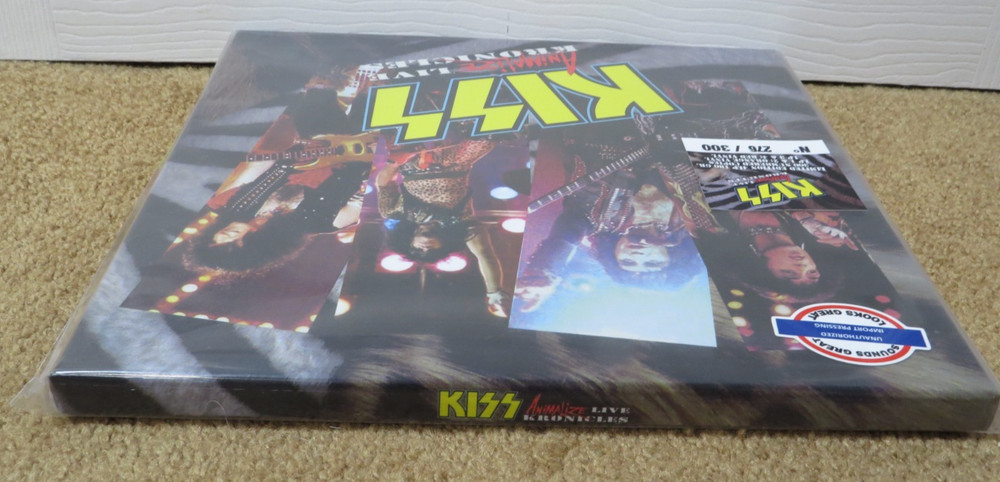 KISS ANIMALIZE LIVE KRONICLES 4LP BOX SET SEALED #276 / 300 COLORED VINYL