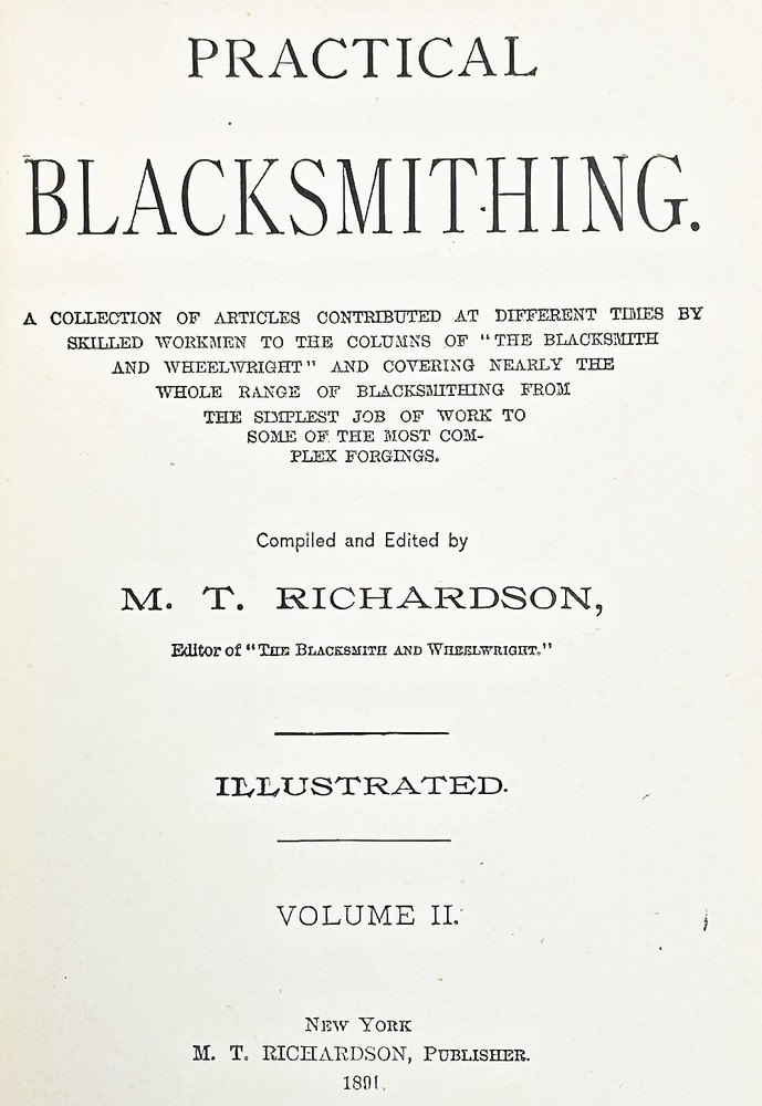 PRACTICAL BLACKSMITHING Blacksmith ANTIQUE TOOLS Anvil IRON Hammer Forge FARRIER
