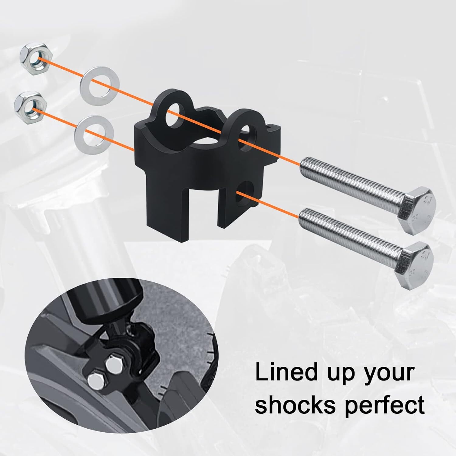 2" Bracket Lift Kit for Can-Am Defender HD5 HD10 HD8/ MAX HD8 4x4 2018-2023