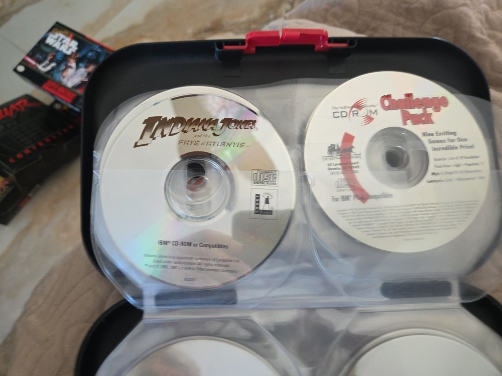 CD Box Holder By ALPHA W/ MISC CDs