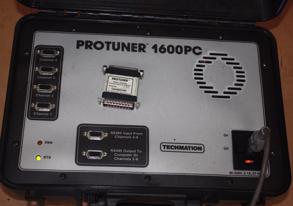 TECHMATION CHANNEI 1-4 PROTUNER 1600PC 90-250V system analysis communication