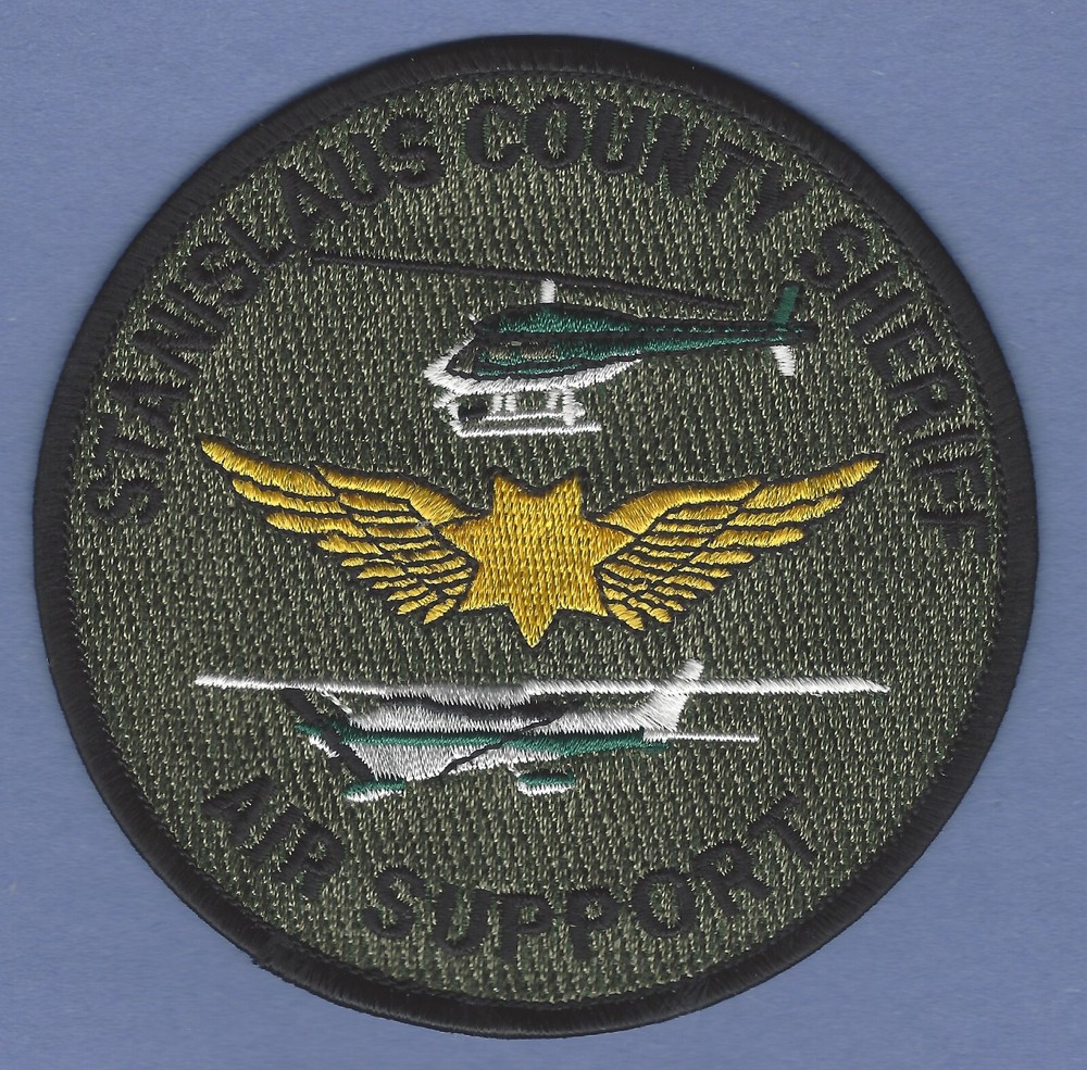 STANISLAUS COUNTY CALIFORNIA AIR SUPPORT SHOULDER PATCH