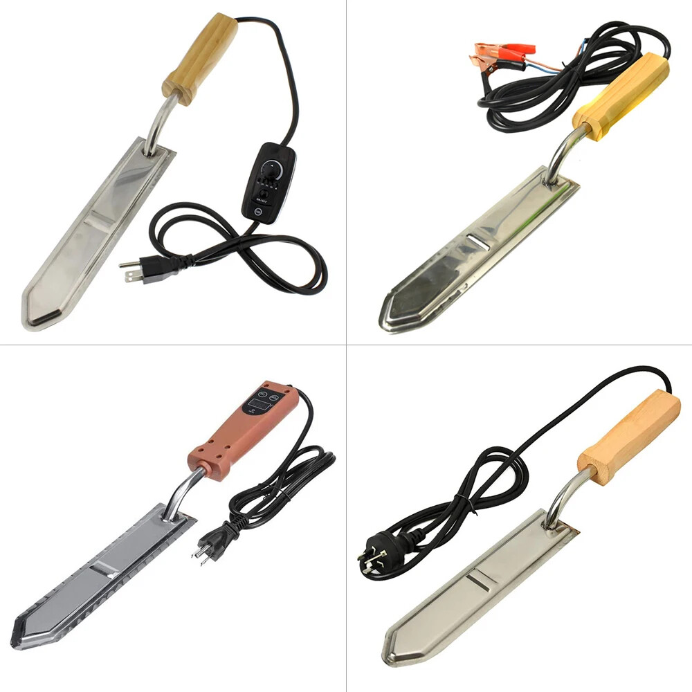Heating Electric Bee Honey Knife Cutter Temperature Control Uncapping Scraper